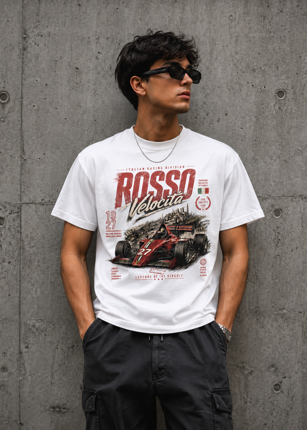 Rosso Velocità F1 Graphic Tee