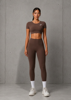 Women Yoga Solid Color Two-Piece Set