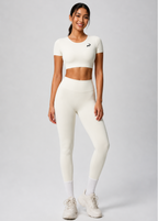 Women Yoga Solid Color Two-Piece Set