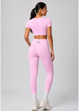 Women Yoga Solid Color Two-Piece Set