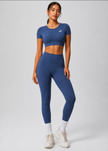 Women Yoga Solid Color Two-Piece Set