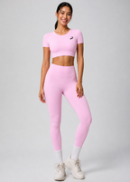 Women Yoga Solid Color Two-Piece Set