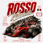 Rosso Velocità Racing Graphic Tee