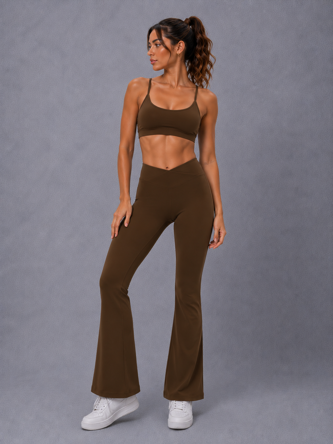 Prodigy Crossover V-Waist Flare Yoga Pants