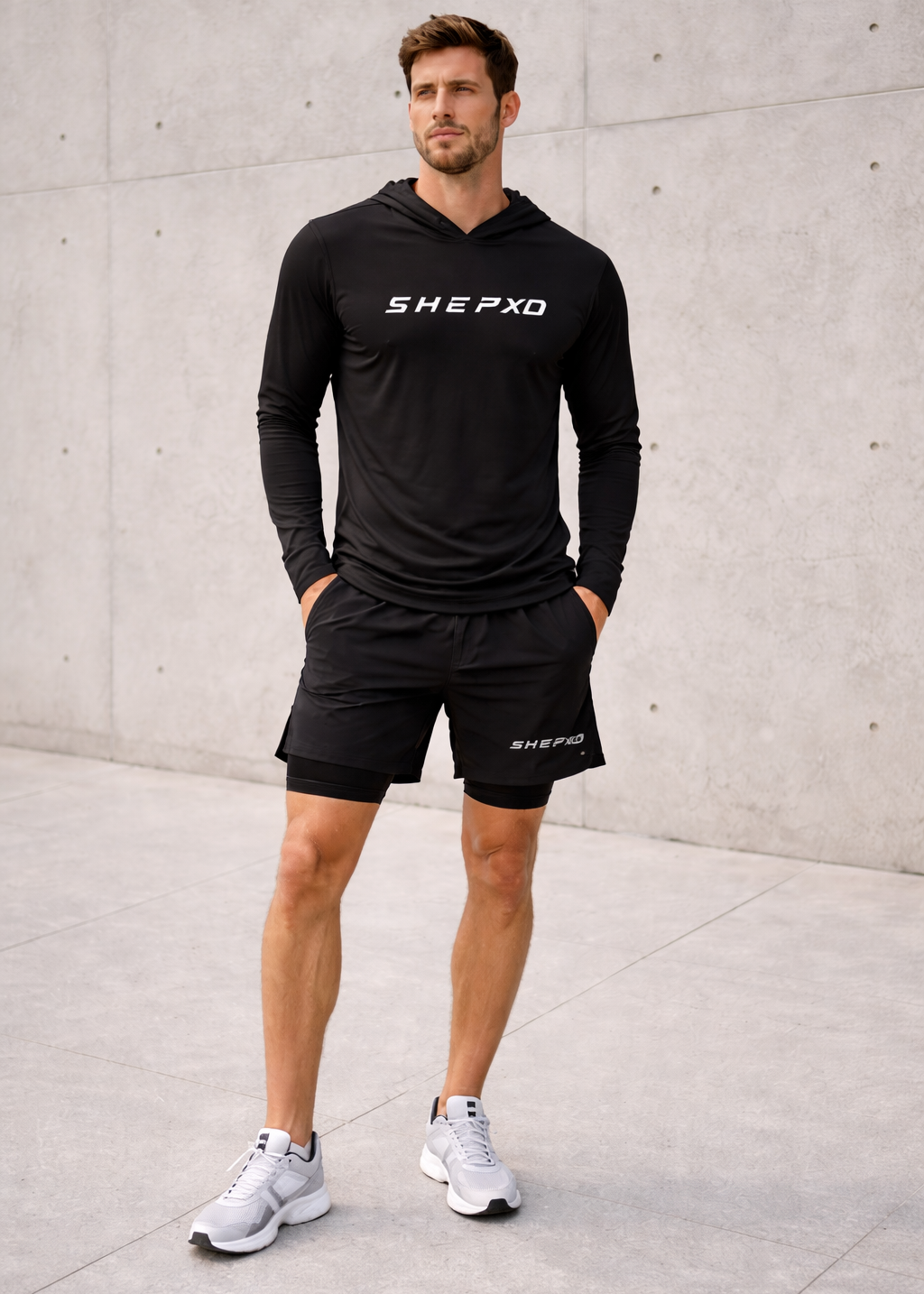 Deondre Shepherd Performance Hooded Long Sleeve T-Shirt